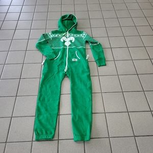 NWT Women's Small Tipsy Elves Christmas Reindeer Jumpsuit Festive Holidays Fun!